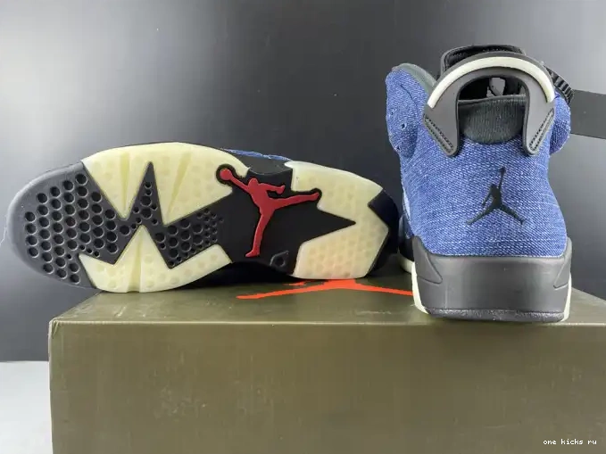 Chep Onekick Jordan Washed Denim CT5350-401 Air 6 0514